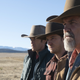 Tom Pelphrey, Lewis Pullman, and Josh Brolin in Outer Range